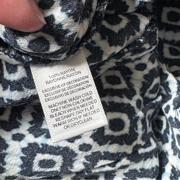 LOFT White and Blue Jumpsuit with Spaghetti Straps - Picture 8 of 8